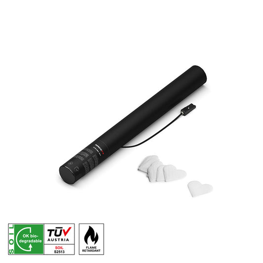 Konfettikanon - Konfetti Hjerter - Elektrisk Kanon 50cm