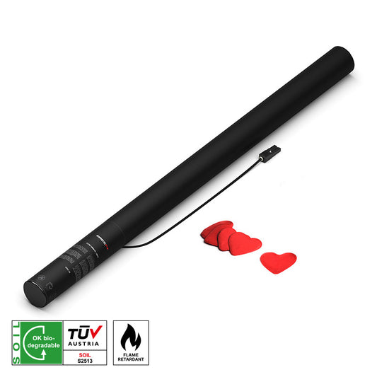 Konfettikanon - Konfetti Hjerter - Elektrisk Kanon 80cm