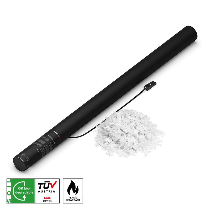 Konfettikanon - Konfetti Kanon Elektrisk 80cm- Snowflake