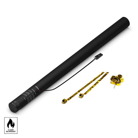 Konfettikanon - Metallisk Streamers - Elektrisk Konfettirør 80cm