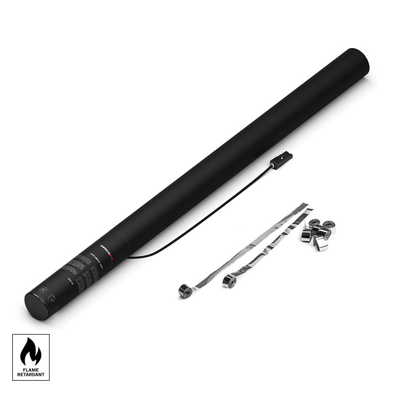 Konfettikanon - Metallisk Streamers - Elektrisk Konfettirør 80cm