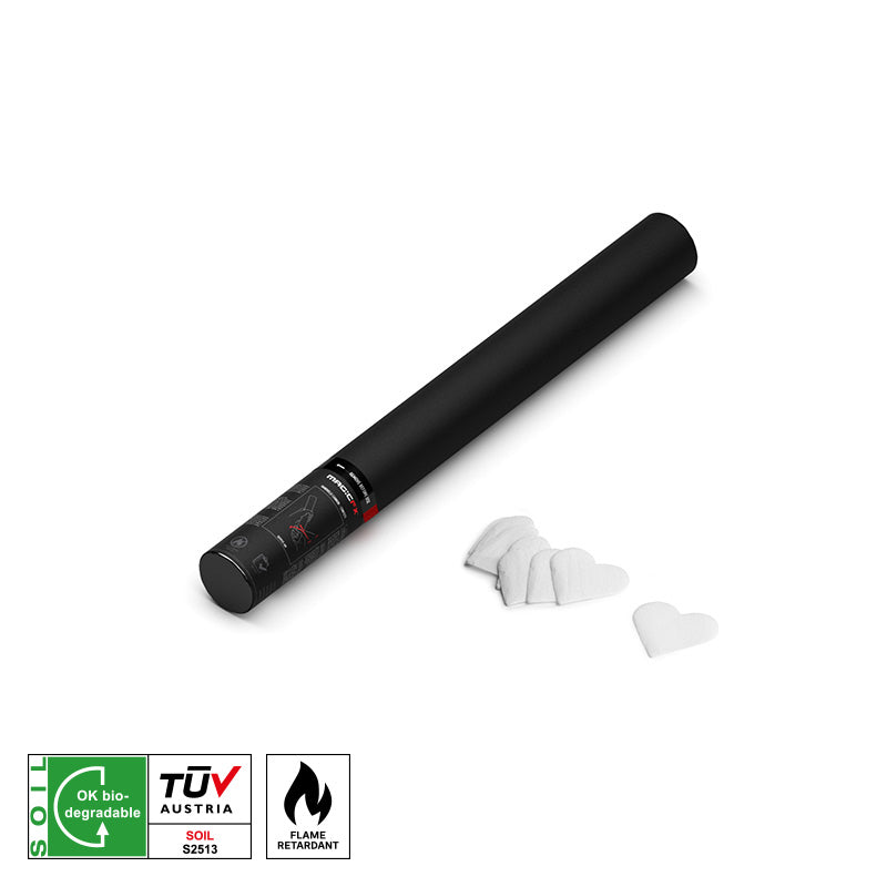 Håndholdt Konfettikanon 50cm - Konfetti Hjerter