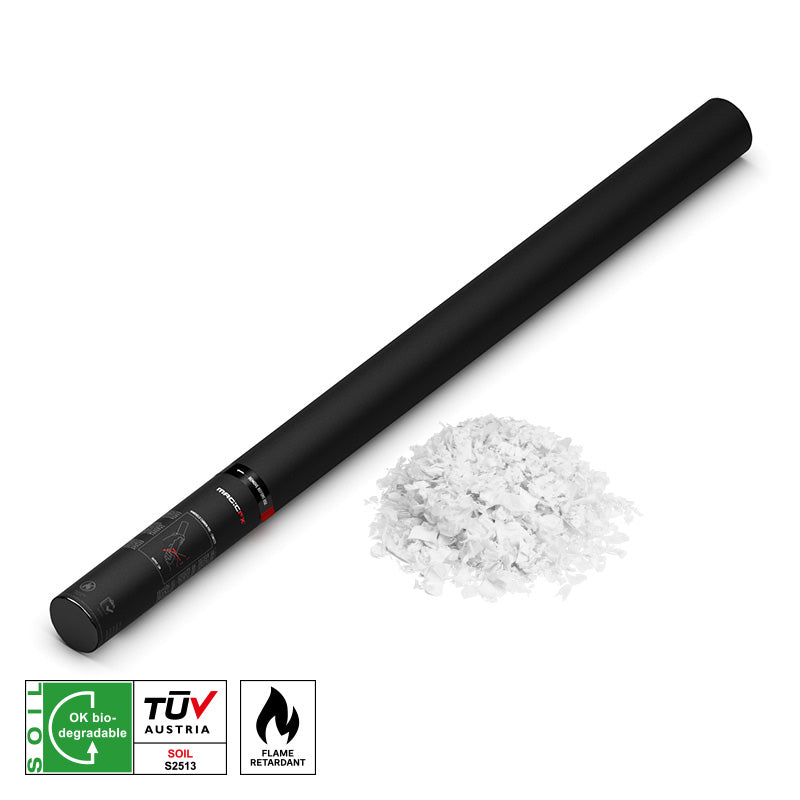 Håndholdt Konfettikanon 80cm - Snowflake Konfetti