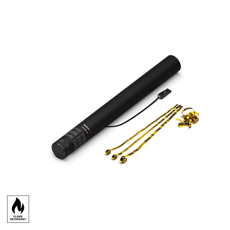 Konfettikanon - Metallisk Streamers - Elektrisk Konfettirør 50cm